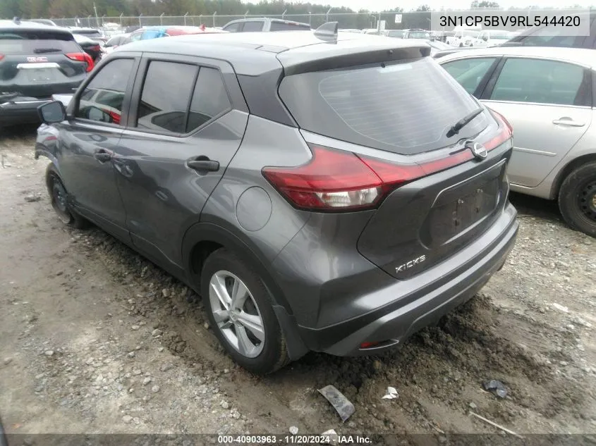 2024 Nissan Kicks S Xtronic Cvt VIN: 3N1CP5BV9RL544420 Lot: 40903963