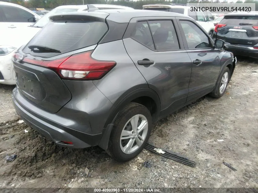 2024 Nissan Kicks S Xtronic Cvt VIN: 3N1CP5BV9RL544420 Lot: 40903963