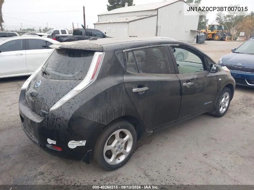 2011 Nissan Leaf Sl VIN: JN1AZ0CP3BT007015 Lot: 40260215