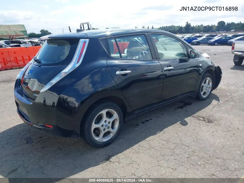 JN1AZ0CP9CT016898 2012 Nissan Leaf Sl