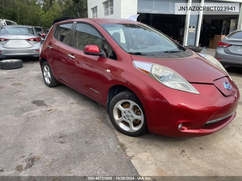 2012 Nissan Leaf Sl VIN: JN1AZ0CP8CT023941 Lot: 40721893