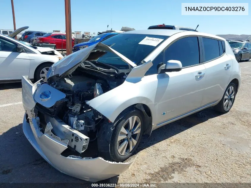 2013 Nissan Leaf Sl VIN: 1N4AZ0CP9DC403276 Lot: 39336223