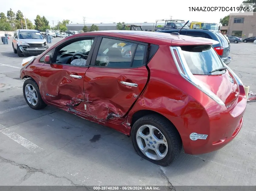 2013 Nissan Leaf Sv VIN: 1N4AZ0CP7DC419766 Lot: 39748268