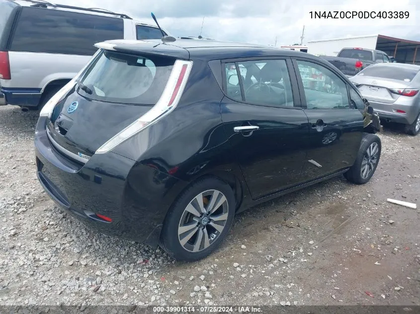 2013 Nissan Leaf Sl VIN: 1N4AZ0CP0DC403389 Lot: 39901314