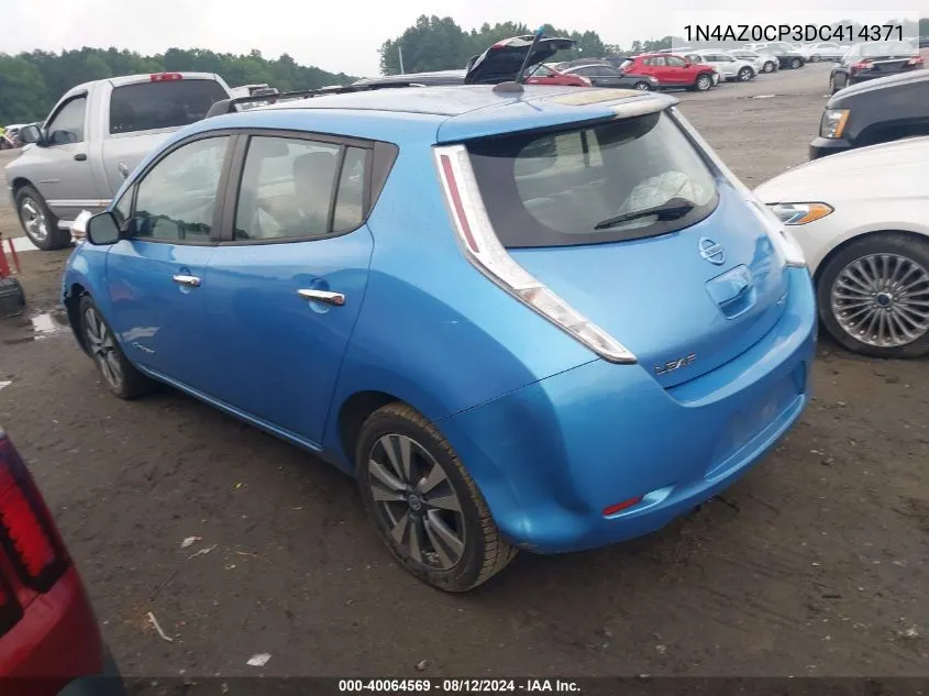 2013 Nissan Leaf Sl VIN: 1N4AZ0CP3DC414371 Lot: 40064569