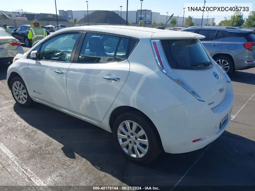 1N4AZ0CPXDC405733 2013 Nissan Leaf S