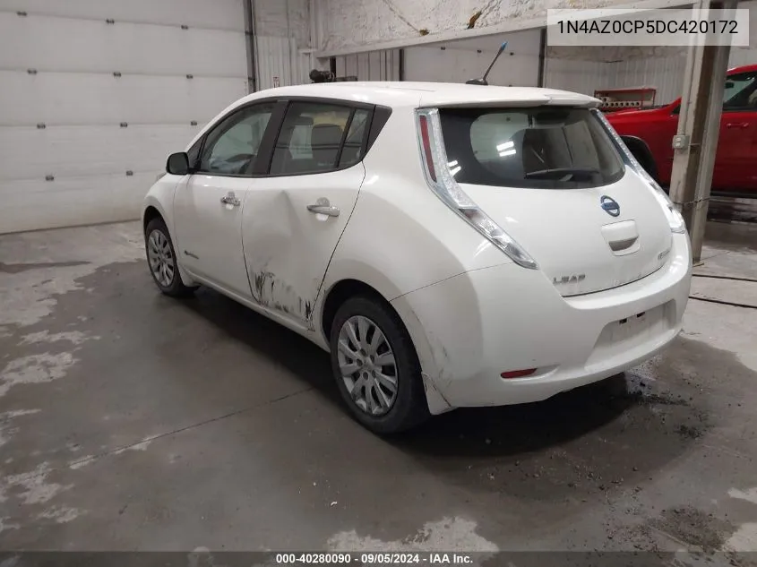 1N4AZ0CP5DC420172 2013 Nissan Leaf S