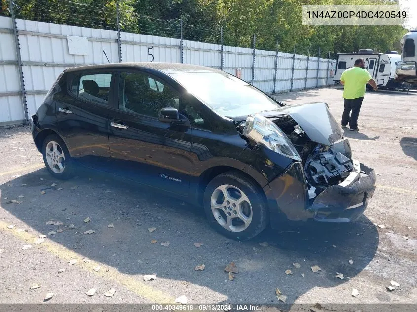 1N4AZ0CP4DC420549 2013 Nissan Leaf Sv