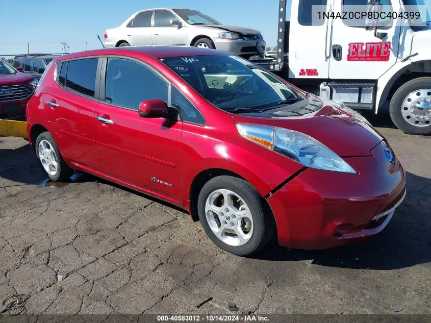 2013 Nissan Leaf Sv VIN: 1N4AZ0CP8DC404399 Lot: 40583012