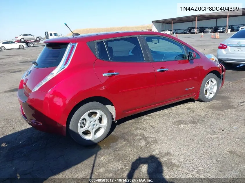 2013 Nissan Leaf Sv VIN: 1N4AZ0CP8DC404399 Lot: 40583012