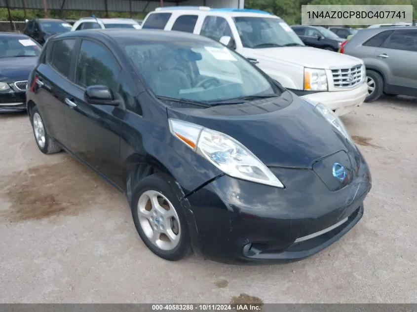 2013 Nissan Leaf Sv VIN: 1N4AZ0CP8DC407741 Lot: 40583288