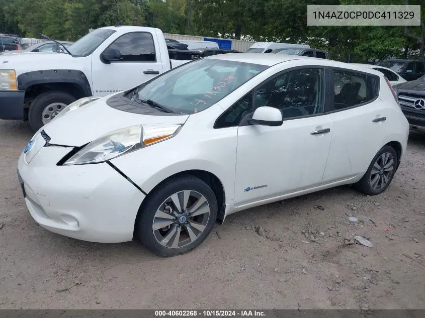 2013 Nissan Leaf Sl VIN: 1N4AZ0CP0DC411329 Lot: 40602268