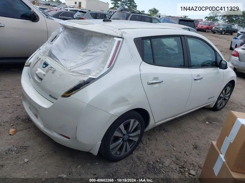 2013 Nissan Leaf Sl VIN: 1N4AZ0CP0DC411329 Lot: 40602268