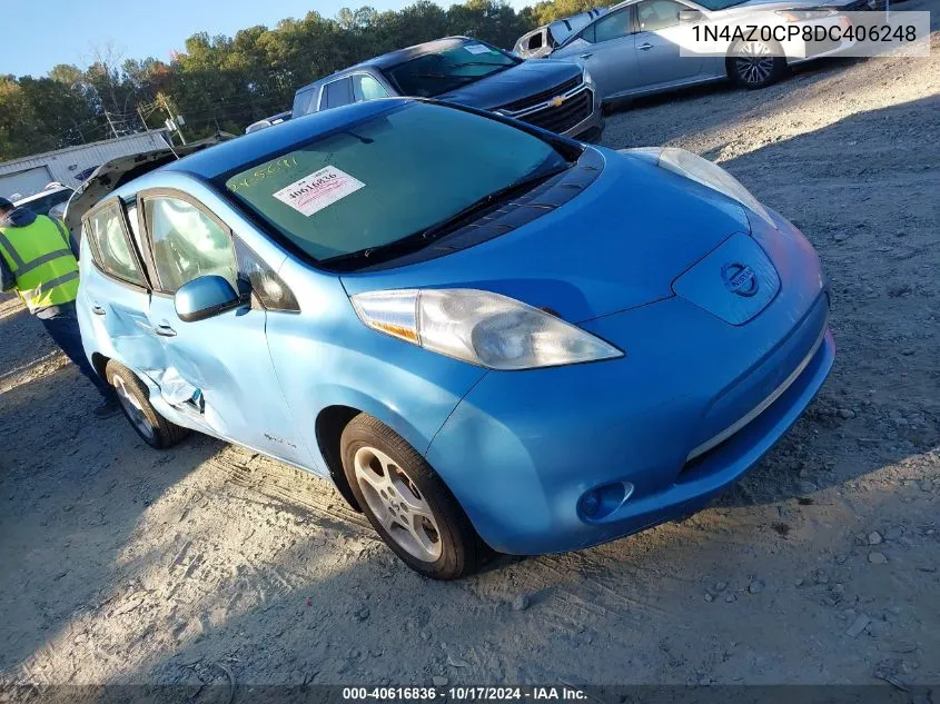 2013 Nissan Leaf Sv VIN: 1N4AZ0CP8DC406248 Lot: 40616836