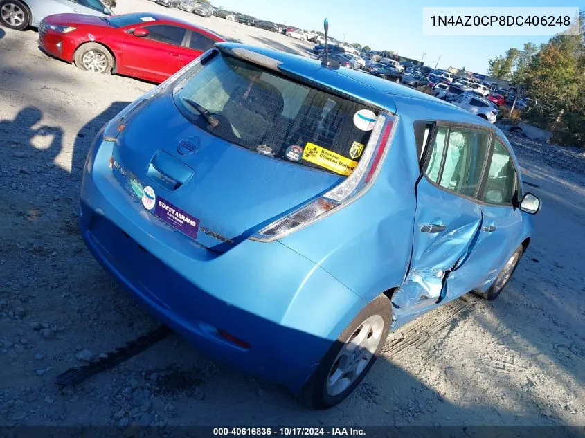 2013 Nissan Leaf Sv VIN: 1N4AZ0CP8DC406248 Lot: 40616836