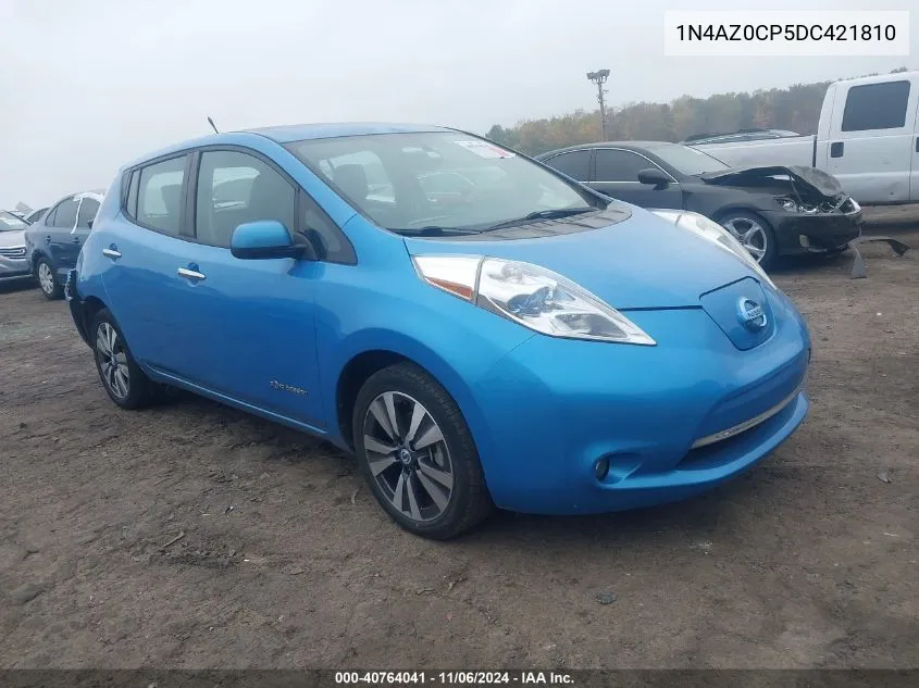 2013 Nissan Leaf Sl VIN: 1N4AZ0CP5DC421810 Lot: 40764041