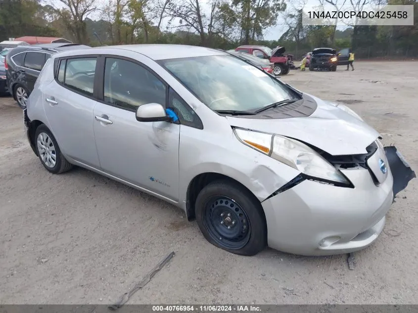 2013 Nissan Leaf S VIN: 1N4AZ0CP4DC425458 Lot: 40766954