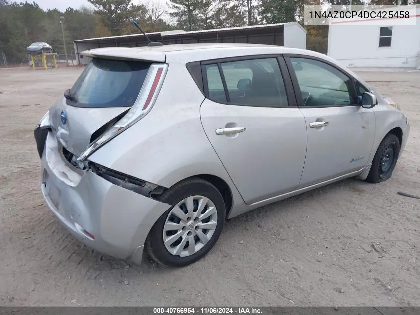 2013 Nissan Leaf S VIN: 1N4AZ0CP4DC425458 Lot: 40766954