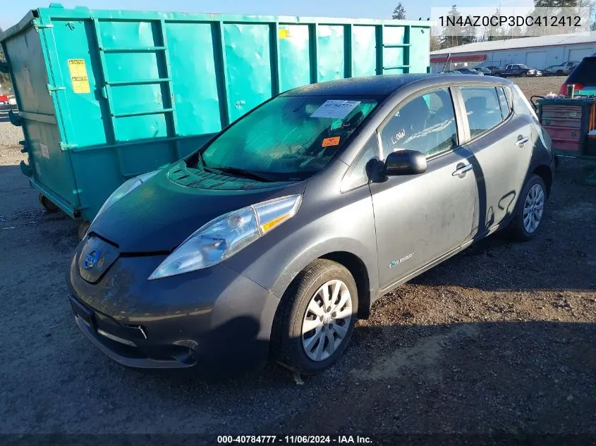 2013 Nissan Leaf S VIN: 1N4AZ0CP3DC412412 Lot: 40784777