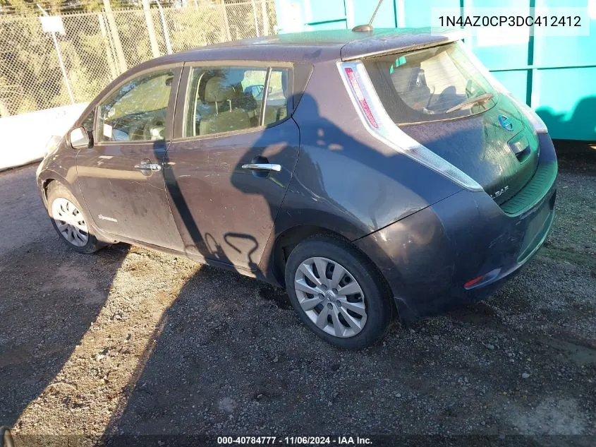 2013 Nissan Leaf S VIN: 1N4AZ0CP3DC412412 Lot: 40784777