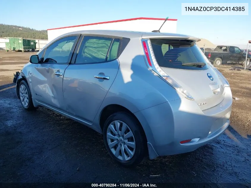 2013 Nissan Leaf S VIN: 1N4AZ0CP3DC414385 Lot: 40790284