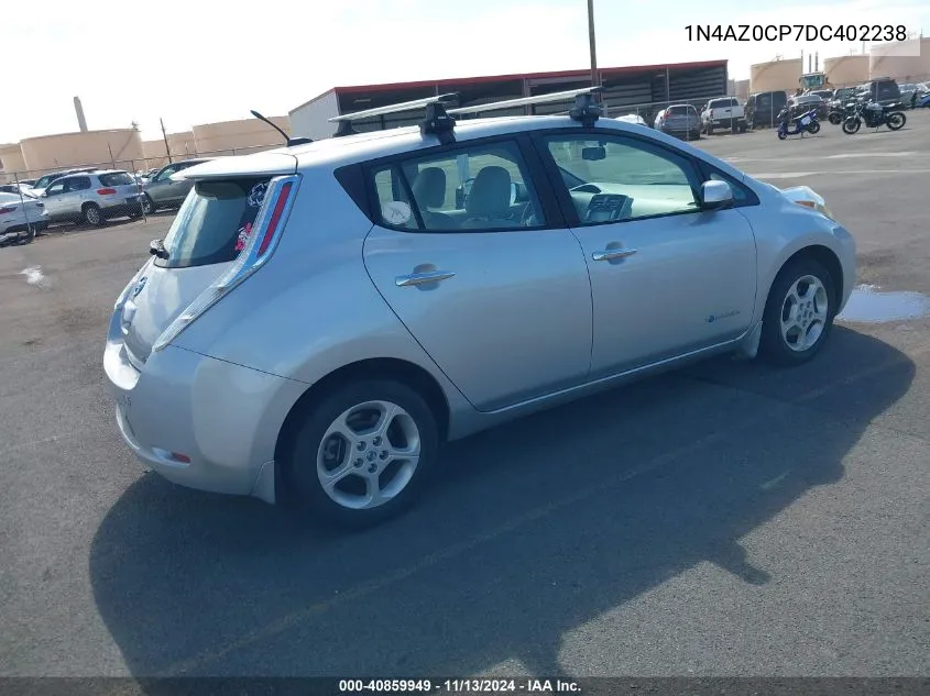 2013 Nissan Leaf Sv VIN: 1N4AZ0CP7DC402238 Lot: 40859949