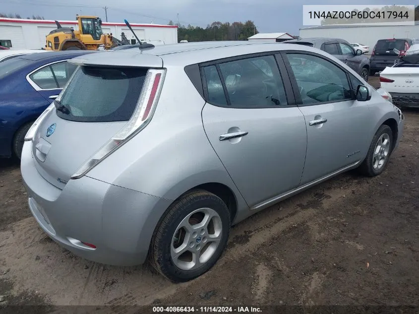 2013 Nissan Leaf Sv VIN: 1N4AZ0CP6DC417944 Lot: 40866434