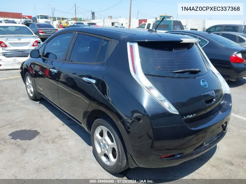 1N4AZ0CPXEC337368 2014 Nissan Leaf Sv