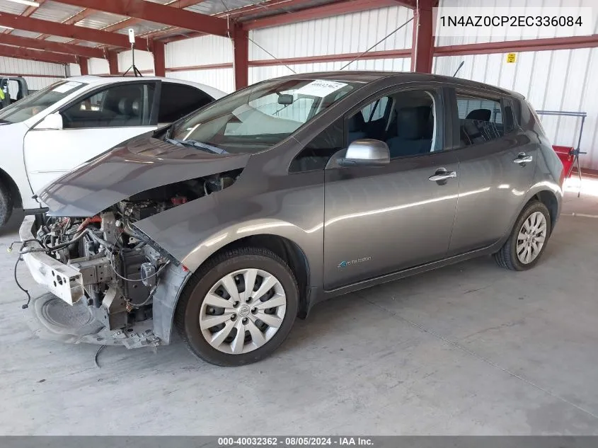 1N4AZ0CP2EC336084 2014 Nissan Leaf S