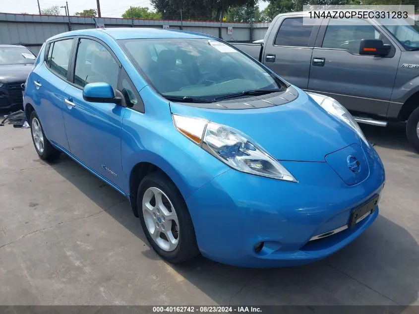 2014 Nissan Leaf Sv VIN: 1N4AZ0CP5EC331283 Lot: 40162742