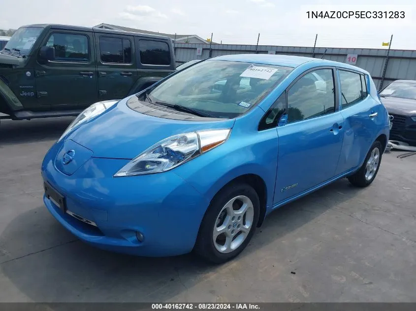 1N4AZ0CP5EC331283 2014 Nissan Leaf Sv