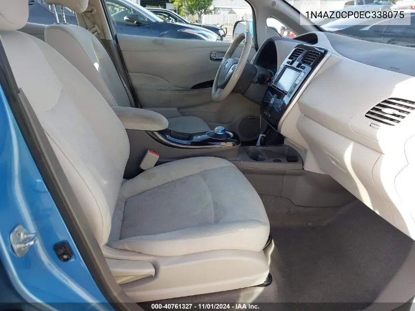 1N4AZ0CP0EC338075 2014 Nissan Leaf Sv