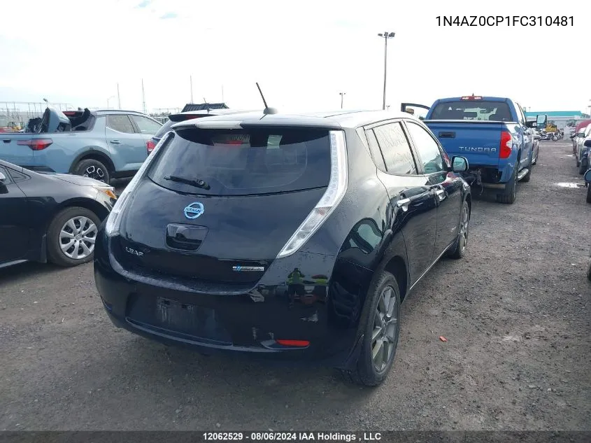 1N4AZ0CP1FC310481 2015 Nissan Leaf S/Sv/Sl