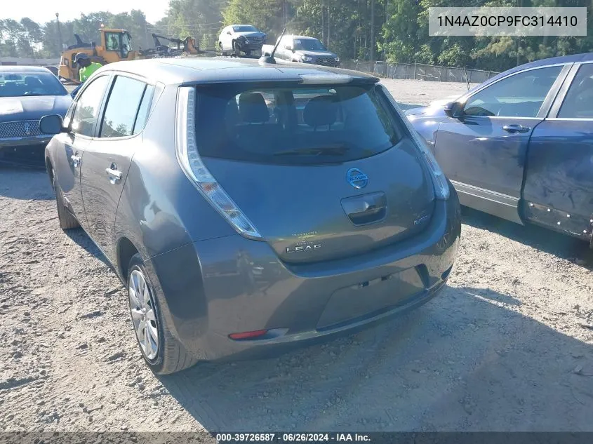 1N4AZ0CP9FC314410 2015 Nissan Leaf S