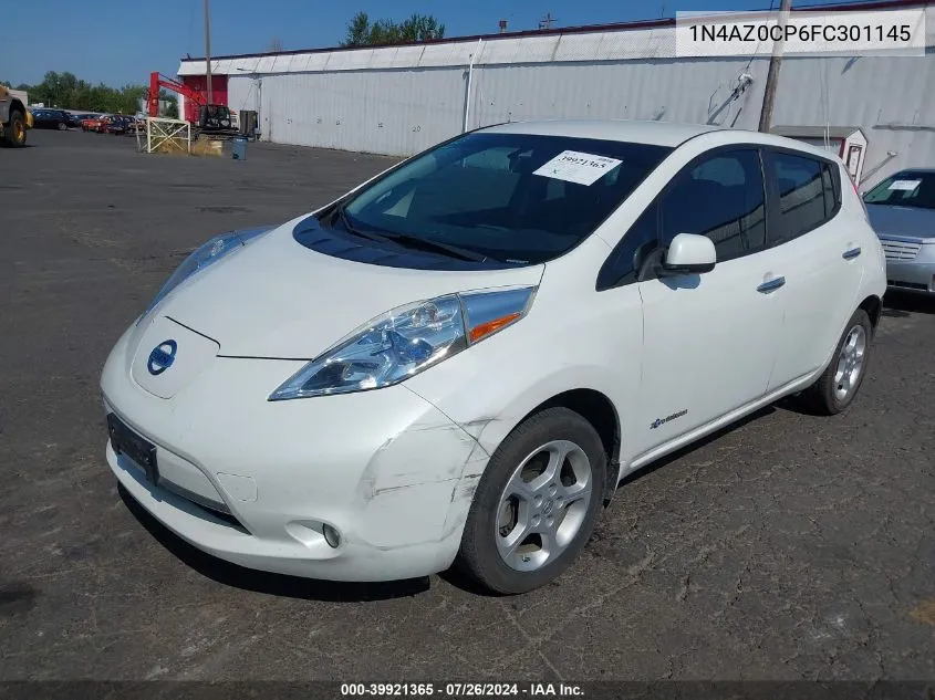 1N4AZ0CP6FC301145 2015 Nissan Leaf Sv