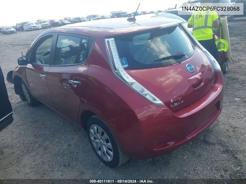 2015 Nissan Leaf S VIN: 1N4AZ0CP6FC328068 Lot: 40111811