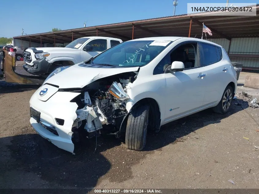 2015 Nissan Leaf S/Sv/Sl VIN: 1N4AZ0CP3FC304472 Lot: 40313227