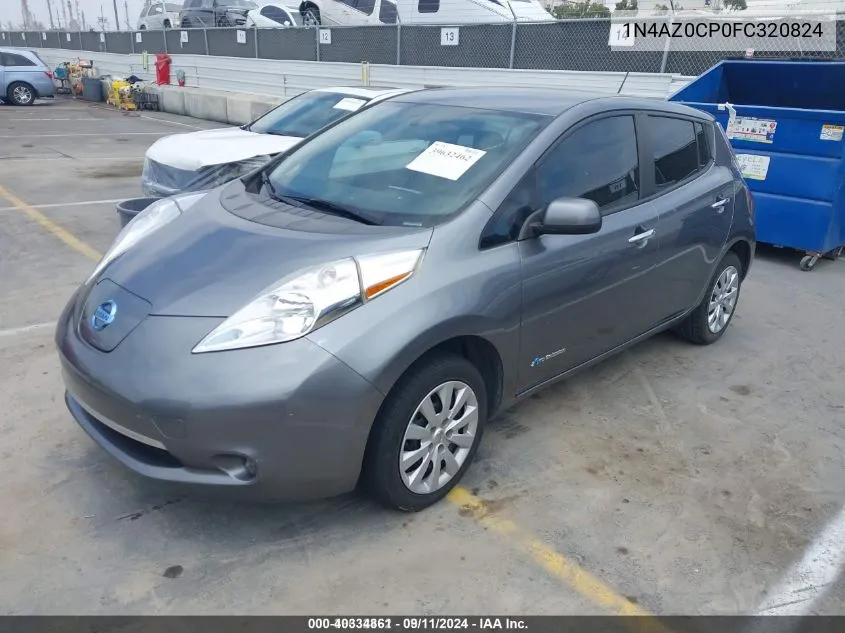 1N4AZ0CP0FC320824 2015 Nissan Leaf S