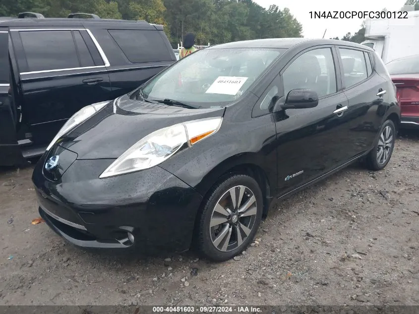 1N4AZ0CP0FC300122 2015 Nissan Leaf Sl