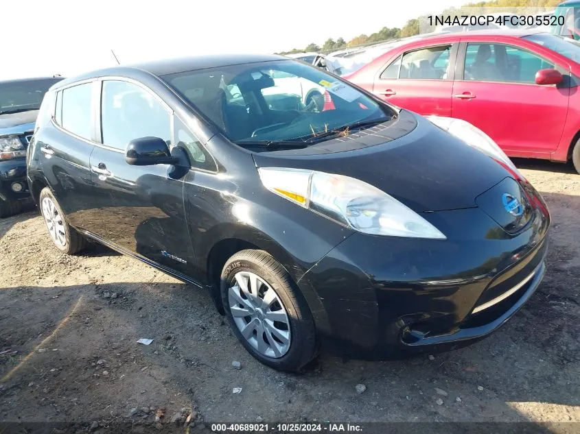 2015 Nissan Leaf S VIN: 1N4AZ0CP4FC305520 Lot: 40689021