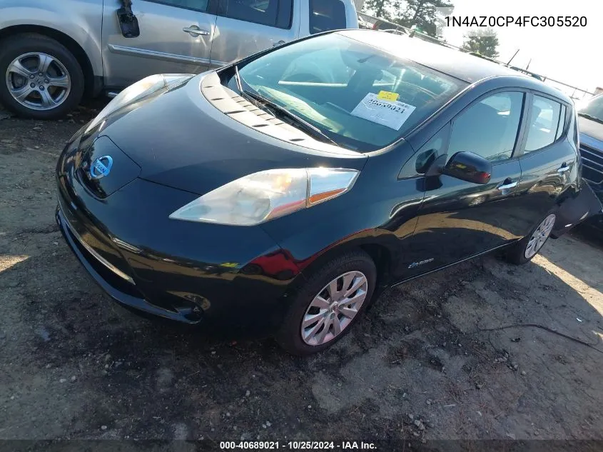 2015 Nissan Leaf S VIN: 1N4AZ0CP4FC305520 Lot: 40689021