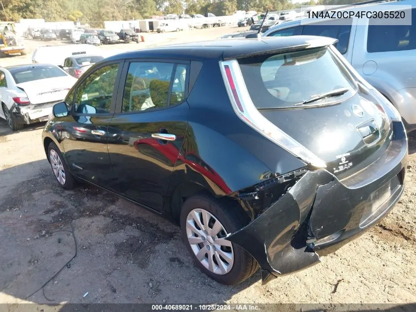 1N4AZ0CP4FC305520 2015 Nissan Leaf S