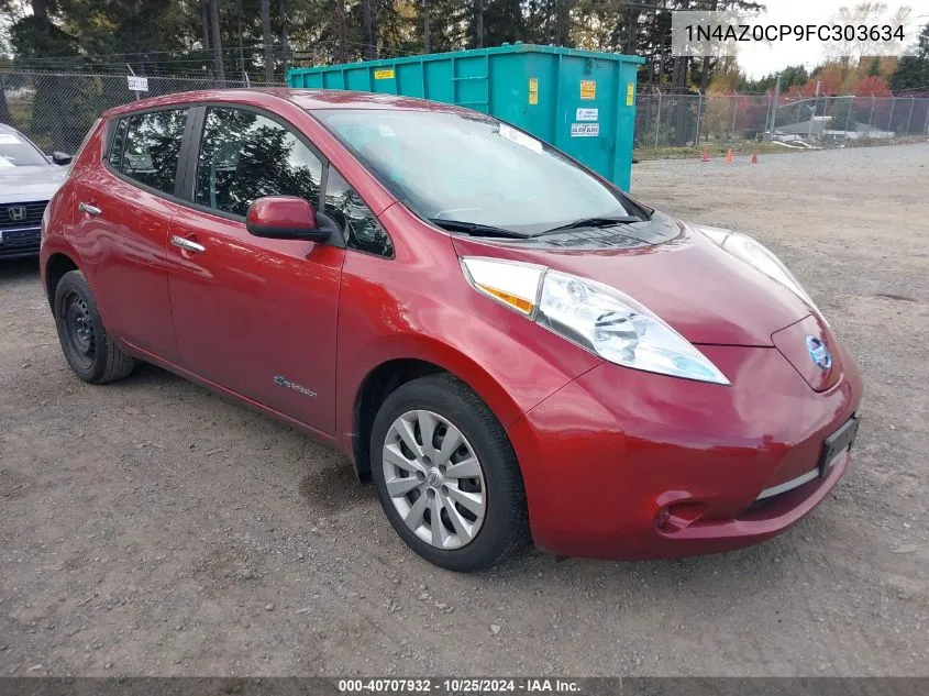 1N4AZ0CP9FC303634 2015 Nissan Leaf S