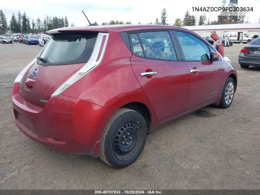 1N4AZ0CP9FC303634 2015 Nissan Leaf S