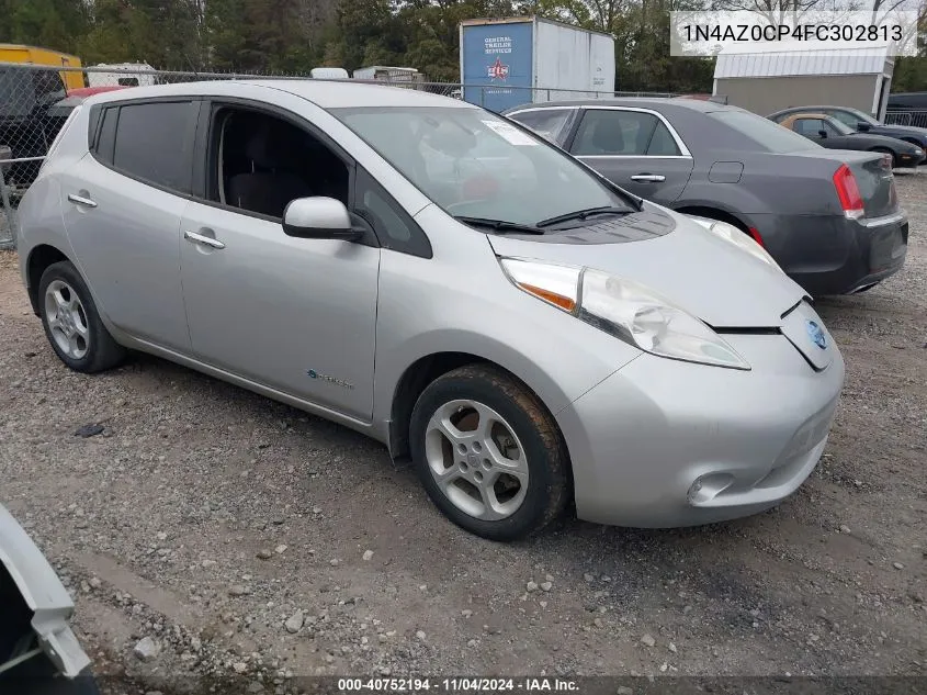 2015 Nissan Leaf Sv VIN: 1N4AZ0CP4FC302813 Lot: 40752194