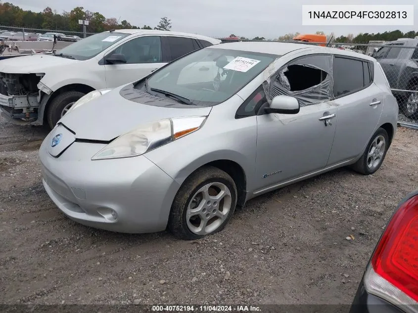 2015 Nissan Leaf Sv VIN: 1N4AZ0CP4FC302813 Lot: 40752194