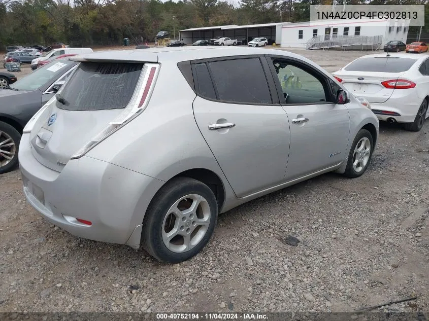 2015 Nissan Leaf Sv VIN: 1N4AZ0CP4FC302813 Lot: 40752194