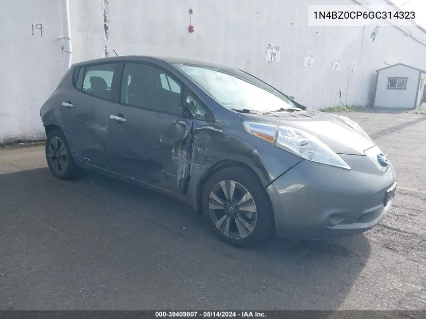 1N4BZ0CP6GC314323 2016 Nissan Leaf Sv