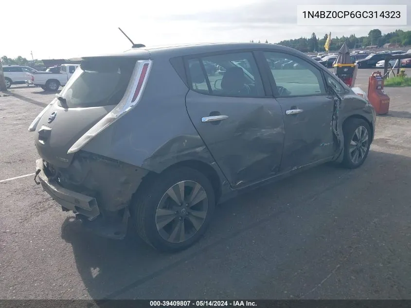 1N4BZ0CP6GC314323 2016 Nissan Leaf Sv