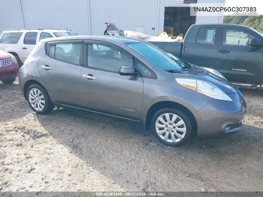 1N4AZ0CP6GC307383 2016 Nissan Leaf S